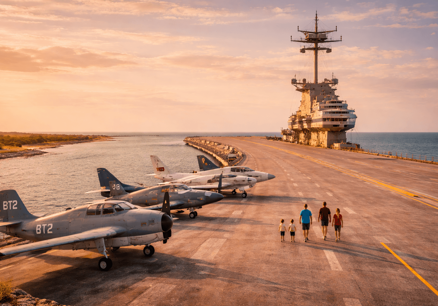 A Perfect Educational Day Trip From Rockport: Texas State Aquarium & USS Lexington