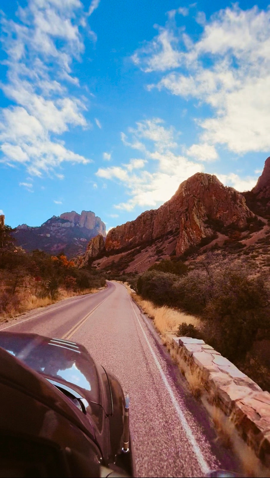 Big Bend National Park landscape at golden hour